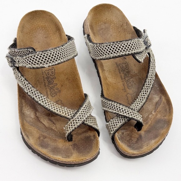 Birki’S Shoes - Birki's Birkenstock Lennox Mesh Trekking Stone Textile Sandals EU 38 US 7